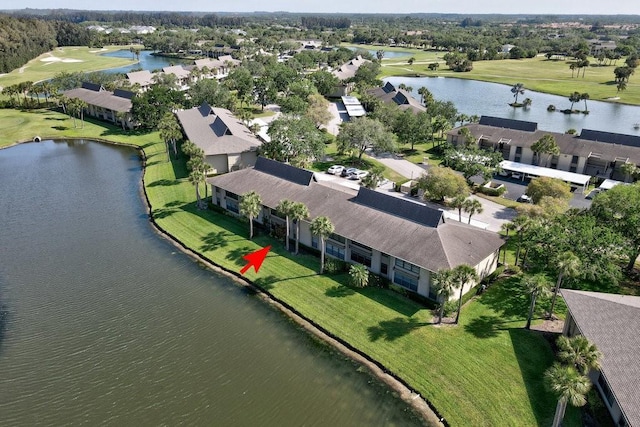 9 Plantation Dr Unit 104, Vero Beach, FL 32966 - aerial view featuring a water view and golf course view