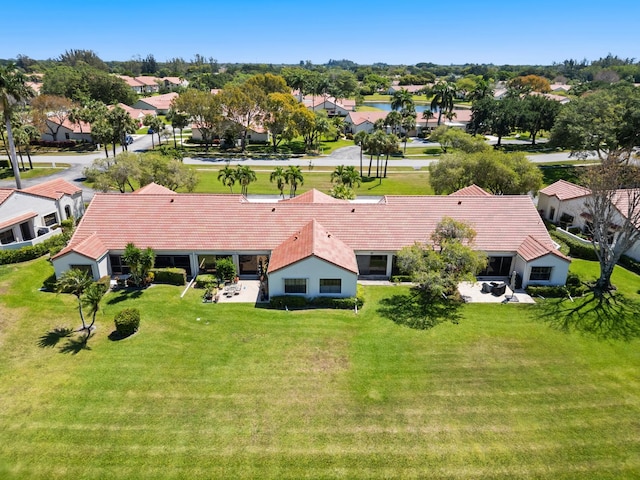 5942 Parkwalk Cir W, Boynton Beach, FL 33472 - birds eye view of property with a residential view