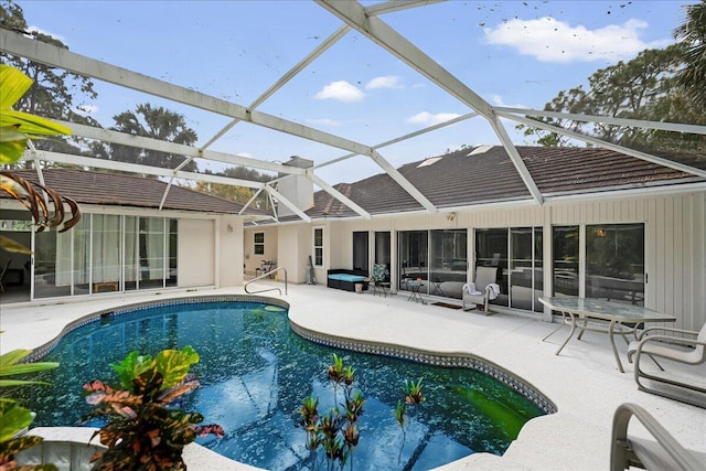 pool featuring a patio