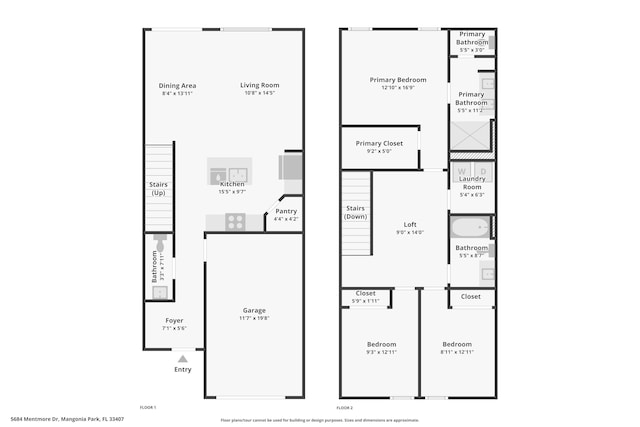 5684 Mentmore Dr, Mangonia Park, FL 33407 - floor plan