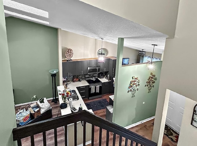 3696 Timberline Dr, West Palm Beach, FL 33406 - interior space with dark wood finished floors