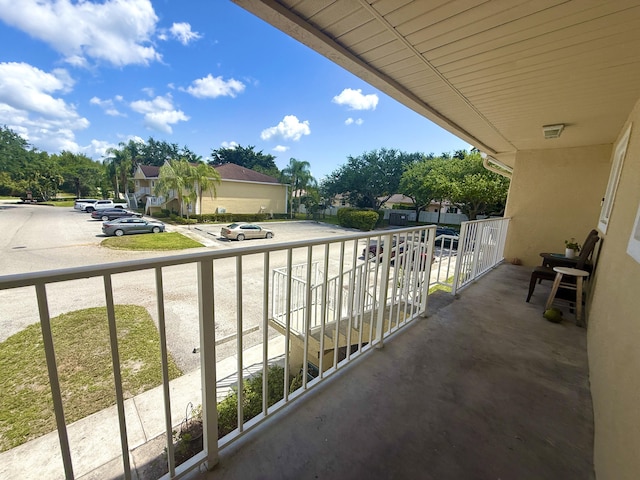 208 Palm Beach Trace Dr, Royal Palm Beach, FL 33411 - balcony featuring a residential view