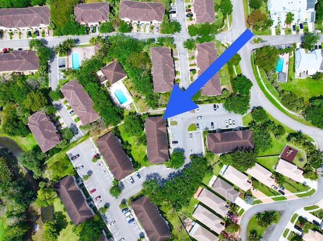 208 Palm Beach Trace Dr, Royal Palm Beach, FL 33411 - aerial view of property and surrounding area featuring nearby suburban area