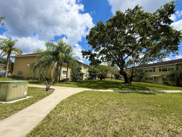 208 Palm Beach Trace Dr, Royal Palm Beach, FL 33411 - surrounding community with a lawn