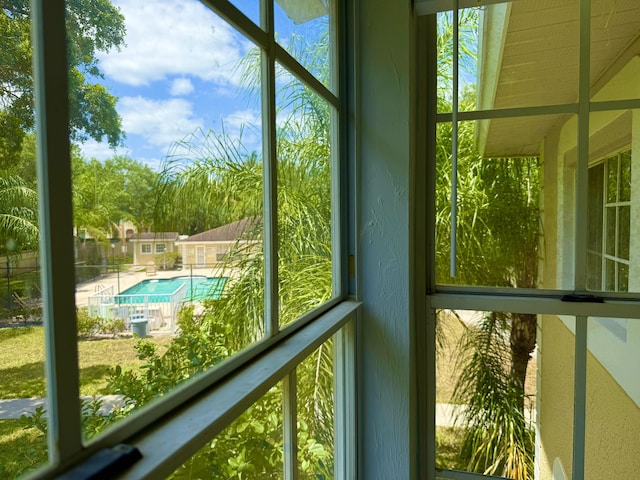 208 Palm Beach Trace Dr, Royal Palm Beach, FL 33411 - view of unfurnished sunroom