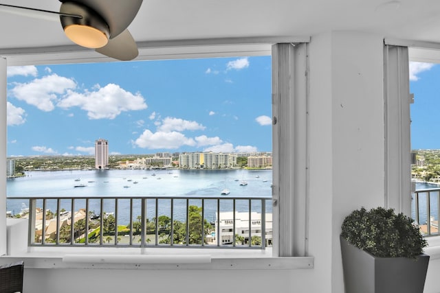 property view of water