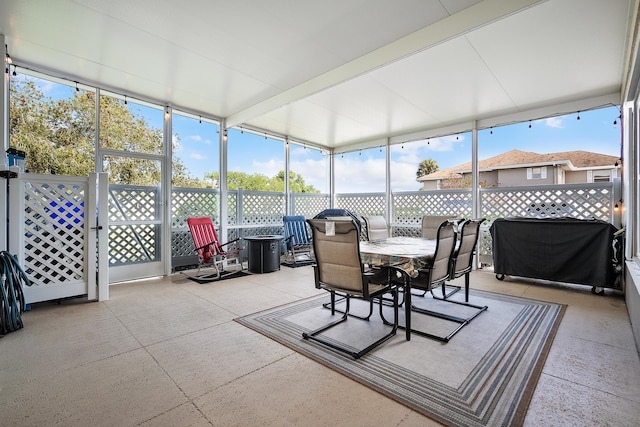3531 SW Sunset Trace Cir, Palm City, FL 34990 - sunroom with plenty of natural light and outdoor dining area