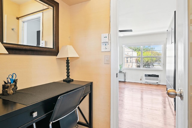 31 S Golfview Rd # 11, Lake Worth Beach, FL 33460 - home office with heating unit and wood finished floors