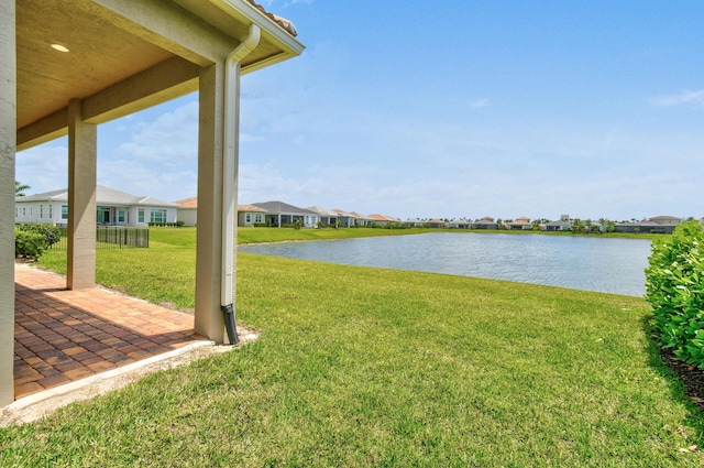 view of water feature featuring a residential view