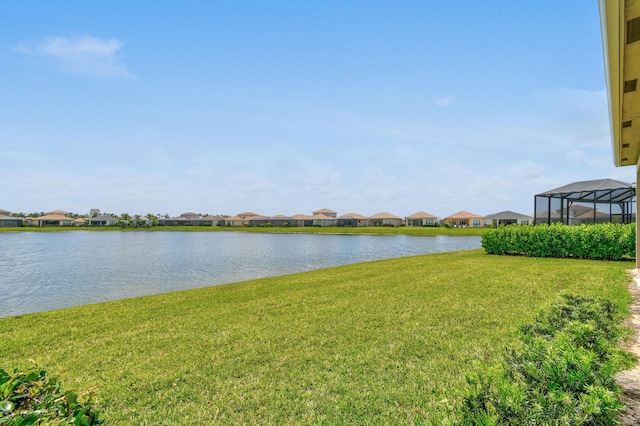 water view with a residential view