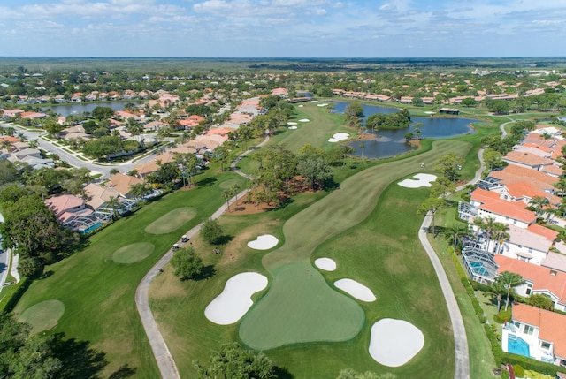 20 Lexington Ln W Unit B, Palm Beach Gardens, FL 33418 - aerial view of property's location with a nearby body of water, nearby suburban area, and a golf club