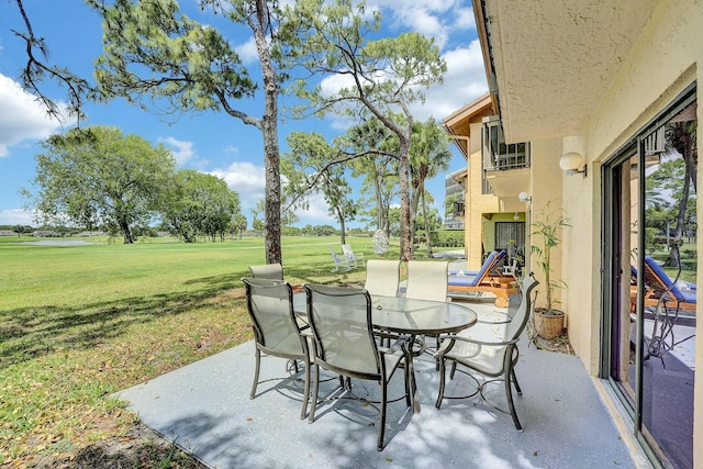 5337 Fountains Dr S, Lake Worth, FL 33467 - view of patio / terrace with outdoor dining space