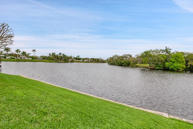 property view of water
