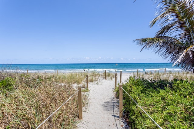 1180 S Ocean Blvd Unit 11D, Boca Raton, FL 33432 - water view featuring local beach