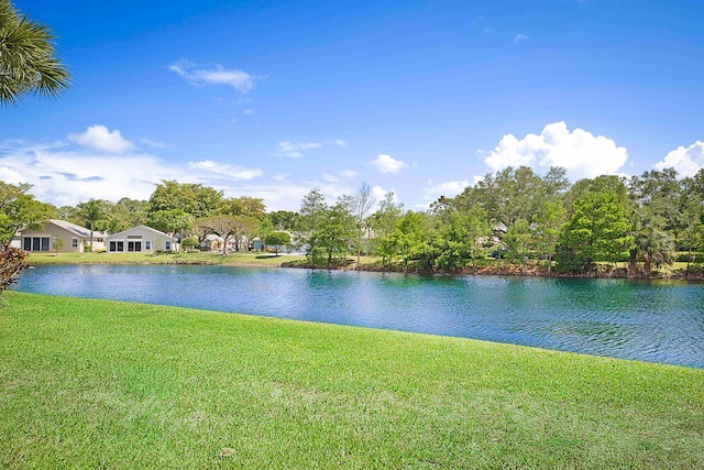view of water feature