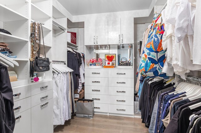 3200 S Ocean Blvd Unit 101, Highland Beach, FL 33487 - spacious closet with wood finished floors