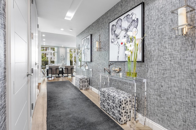 3200 S Ocean Blvd Unit 101, Highland Beach, FL 33487 - hall featuring recessed lighting