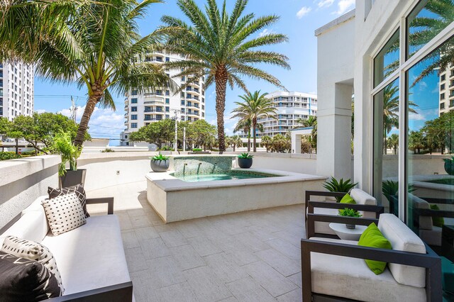 3200 S Ocean Blvd Unit 101, Highland Beach, FL 33487 - view of patio
