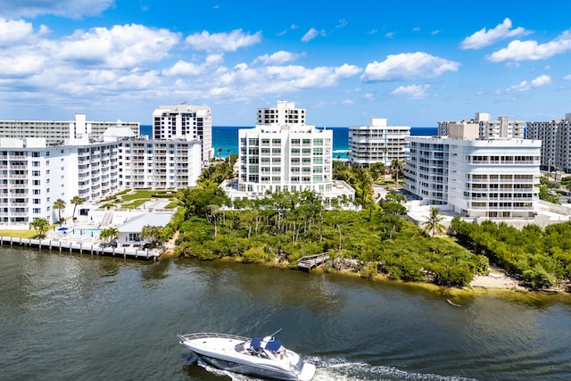 3200 S Ocean Blvd Unit 101, Highland Beach, FL 33487 - view of urban area featuring a large body of water