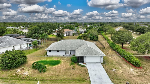 drone / aerial view