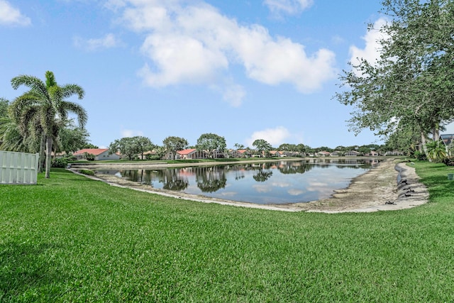 view of water feature