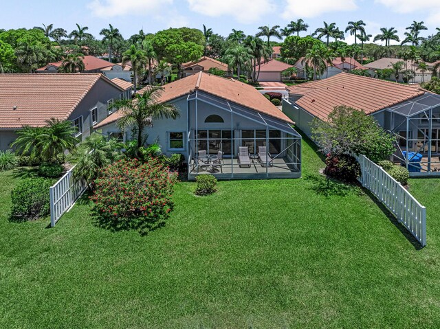 9703 Harbour Lake Cir, Boynton Beach, FL 33437 - aerial perspective of suburban area featuring a large body of water