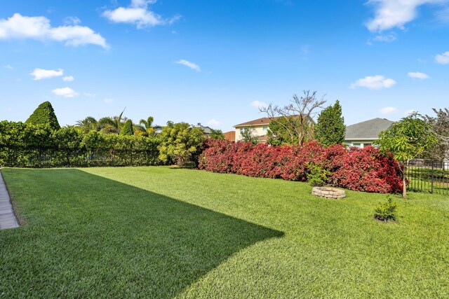 1104 Wandering Willow Way, Loxahatchee, FL 33470 - view of yard featuring fence