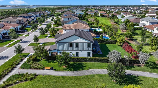 1104 Wandering Willow Way, Loxahatchee, FL 33470 - birds eye view of property featuring a residential view