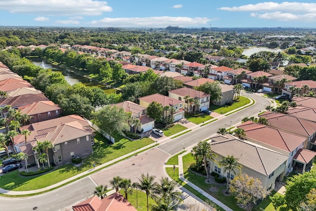 1070 Grove Park Cir, Boynton Beach, FL 33436 - birds eye view of property featuring a residential view and a water view