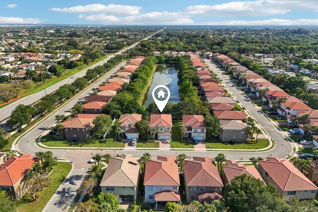 1070 Grove Park Cir, Boynton Beach, FL 33436 - drone / aerial view featuring a residential view
