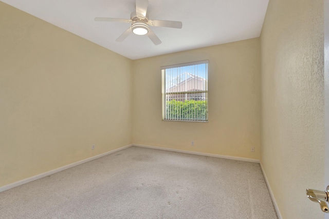 5266 Landon Cir, Boynton Beach, FL 33437 - carpeted empty room featuring baseboards and ceiling fan