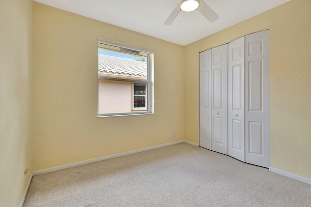 5266 Landon Cir, Boynton Beach, FL 33437 - unfurnished bedroom with a closet, baseboards, and carpet floors