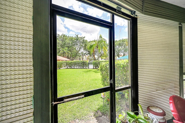 view of room details