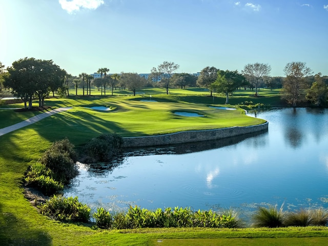 2476 NW 67th St, Boca Raton, FL 33496 - view of community with view of golf course, a water view, and a lawn