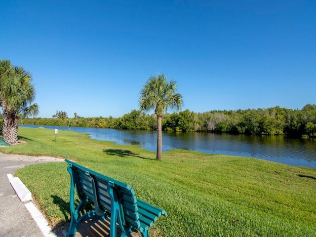 2800 Indian River Blvd Unit F8, Vero Beach, FL 32960 - surrounding community with a water view and a lawn