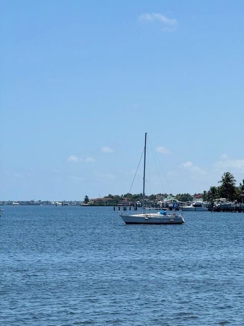 328 W Pine St Unit 22, Lantana, FL 33462 - property view of water with a floating dock