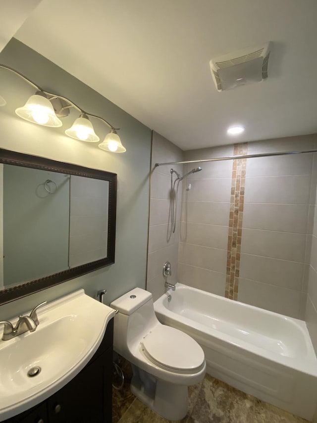 563 Capri L, Delray Beach, FL 33484 - bathroom featuring bathing tub / shower combination and vanity