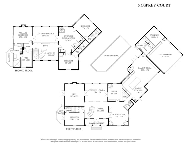 5 Osprey Ct, Ocean Ridge, FL 33435 - floor plan / room layout