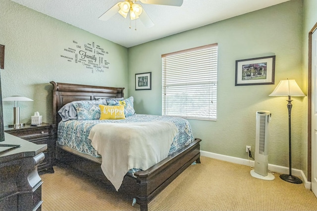 694 Cresta Cir, West Palm Beach, FL 33413 - carpeted bedroom featuring ceiling fan and baseboards