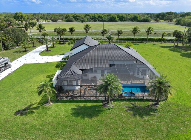 19361 W Sycamore Dr, The Acreage, FL 33470 - aerial view featuring a rural view