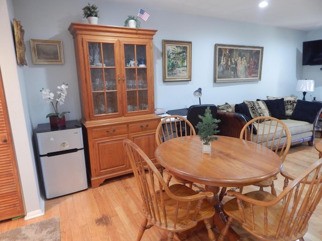 2970 E Ashley Dr E Unit B, West Palm Beach, FL 33415 - dining room with light wood-style flooring and recessed lighting