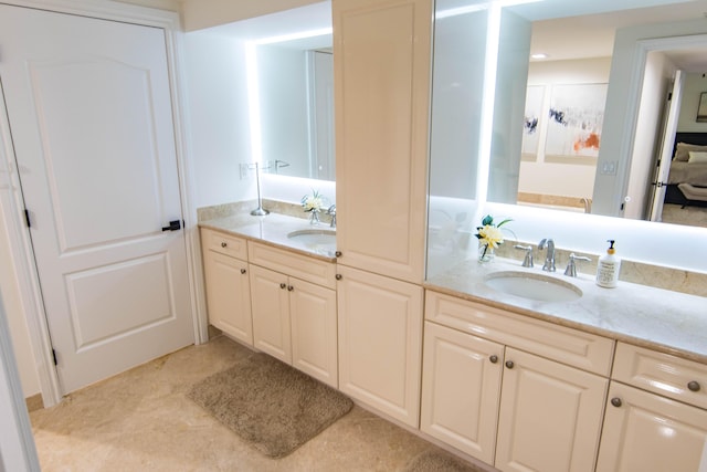 200 E Palmetto Park Rd Unit 503, Boca Raton, FL 33432 - bathroom with double vanity and a sink