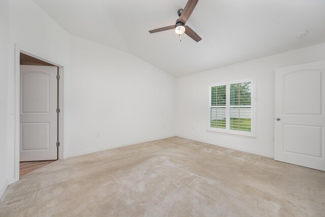 1544 Summit Rd SE, Palm Bay, FL 32909 - carpeted spare room with a ceiling fan and lofted ceiling
