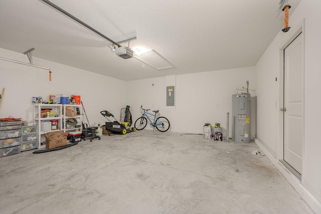 1544 Summit Rd SE, Palm Bay, FL 32909 - garage with a garage door opener, electric water heater, and electric panel