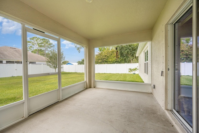 1544 Summit Rd SE, Palm Bay, FL 32909 - unfurnished sunroom with plenty of natural light