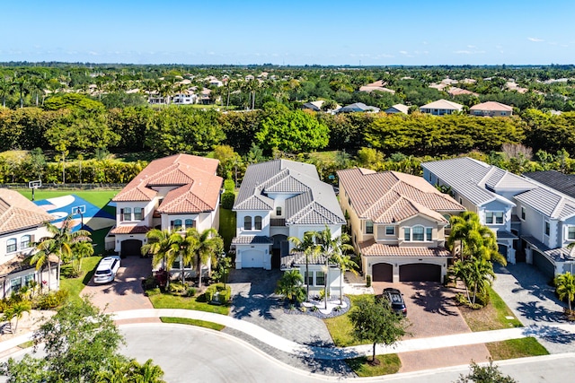 16202 Cabernet Dr, Delray Beach, FL 33446 - bird's eye view featuring a residential view