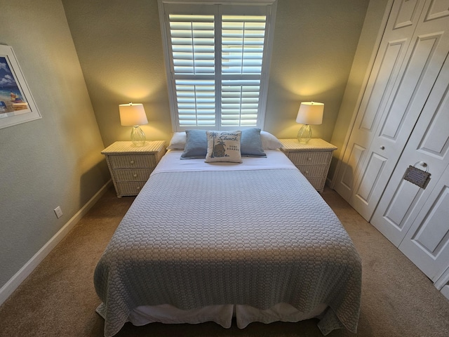 411 NW Stratford Ln, Port Saint Lucie, FL 34983 - carpeted bedroom with baseboards and a closet