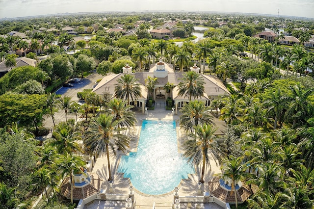 birds eye view of property featuring a residential view