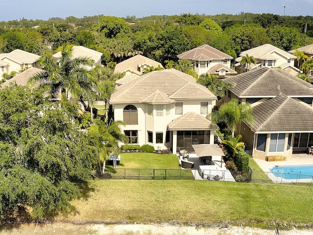 drone / aerial view