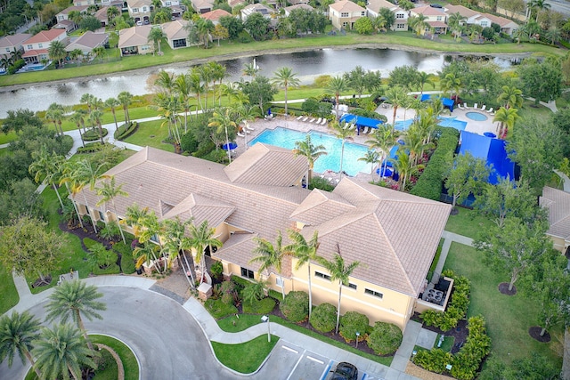 8207 Venosa Haven Ter, Boynton Beach, FL 33473 - aerial view with a residential view and a water view